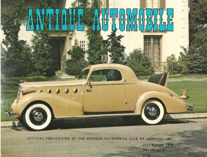 ANTIQUE AUTOMOBILE 1975 JULY - '34 LASALLE, METZ, '49 FORD, TALBOT CAR, ALPENA